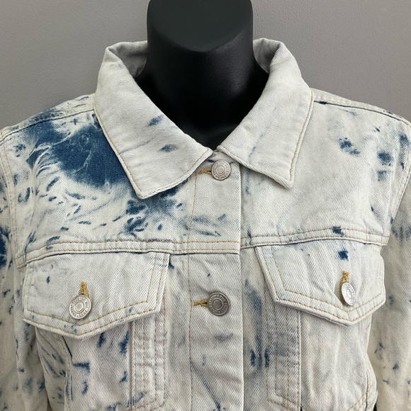Free People, tie-dye jean jacket - Picture 3 of 14